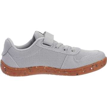 WHITIN Little Big Kids Wide Width Barefoot Shoes Minimalist Zero Drop Sneaker Boy Girl Size 12 Light...
