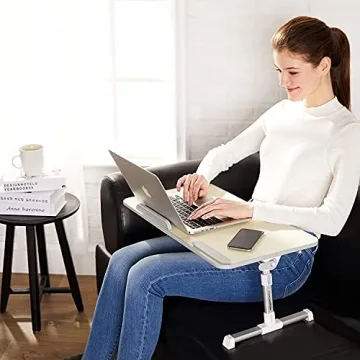 Amazon Basics Adjustable Tray Table for Work & Play