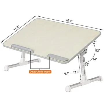 Amazon Basics Adjustable Tray Table for Work & Play