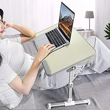 Amazon Basics Adjustable Tray Table for Work & Play