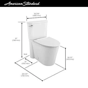 American Standard Studio S Right Height Toilet for Modern Homes