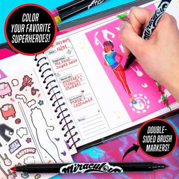 Miraculous Fashion Designer Sketchbook for Ages 6+