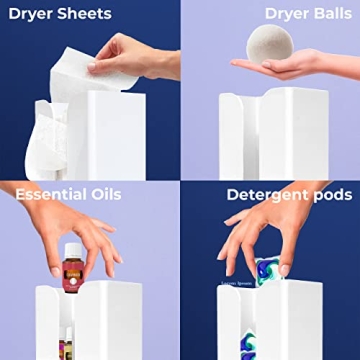 Magnetic Dryer Sheet Holder – Stylish Laundry Organizer