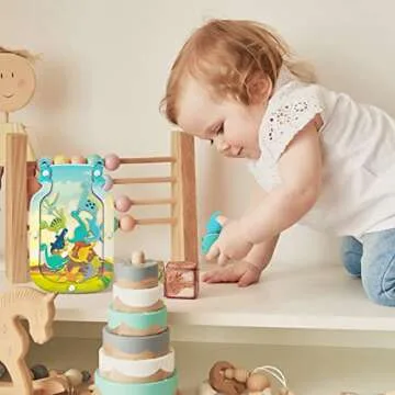 Qunclay Reward Chart for Kids, Behavior Reward Jar and Chore Chart for Toddlers Boys Girls Good Behavior Home Training Jar Motivate Responsibility Christmas Gift(Dinosaur Style)