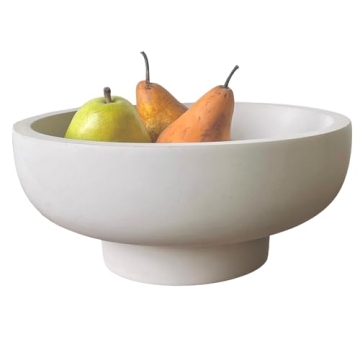 OAKOA Concrete Fruit Bowl - Decorative Kitchen Centerpiece