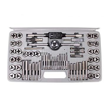 HFS(R) Tap and Die Set - 60 PCS Threading Tools with Case