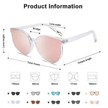 SOJOS Vintage Round Sunglasses for Ultimate UV Defense