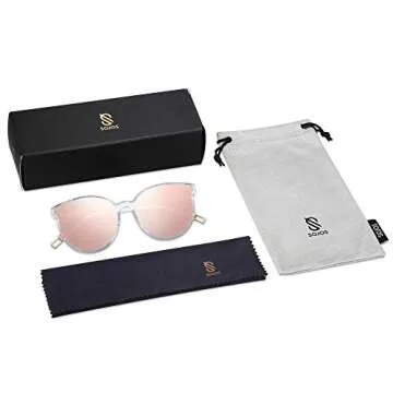 SOJOS Vintage Round Sunglasses for Ultimate UV Defense