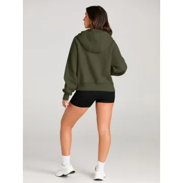 Stylish AUTOMET Women's Half-Zip Hoodies & Fleece Jackets