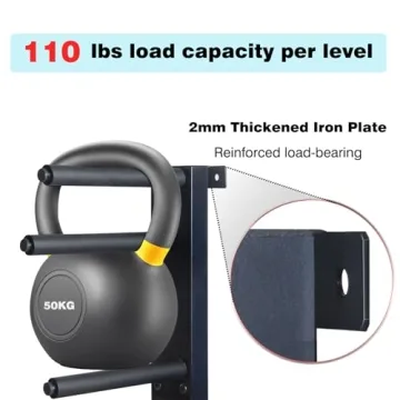 Ztysn Scooter Wall Mount Rack for 3 Electric Scooters