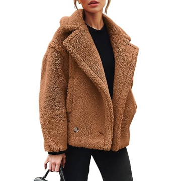 PRETTYGARDEN Women's 2024 Winter Fashion Sherpa Coats - Stylish and Warm!