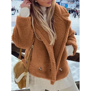 Chic PRETTYGARDEN Winter Sherpa Coats for Women