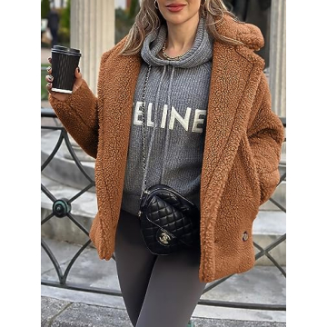 Chic PRETTYGARDEN Winter Sherpa Coats for Women