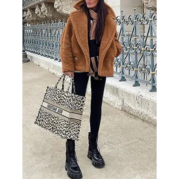 Chic PRETTYGARDEN Winter Sherpa Coats for Women