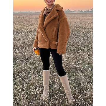 Chic PRETTYGARDEN Winter Sherpa Coats for Women