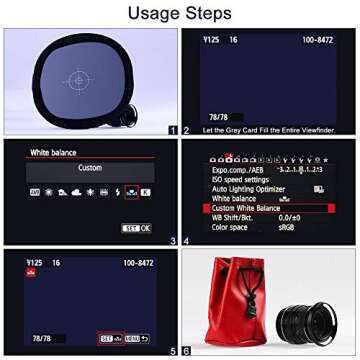 Sedremm Gray/White Balance Card for Accurate Photography