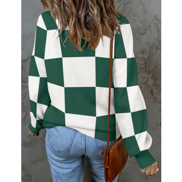 ZESICA Women's Ribbed Knit Turtleneck Sweater Fall Fashion