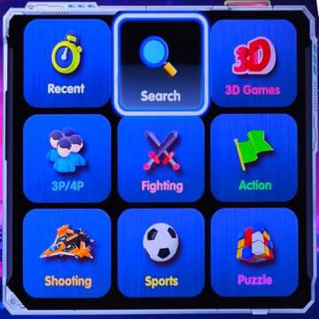 RegiisJoy【 30000 Games in 1 】 Pandora's Box 70S Arcade Game Console Retro Game Machine for PC & Projector & TV, 2-4 Players, 1280X720, 3D Games, Search/Hide/Save/Load/Pause Games, Favorite List