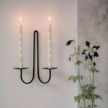 Remenna Elegant Iron Candle Holders for Any Decor