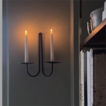 Remenna Elegant Iron Candle Holders for Any Decor