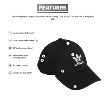 adidas Originals Relaxed Fit Strapback Hat for All-Day Style