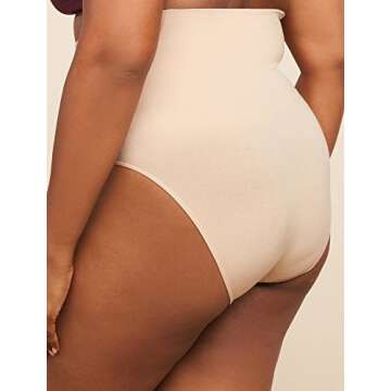 Motherhood Maternity Women's Maternity 2 Pack Postpartum Essentials Seamless Support Underwear Missy & Plus Sizes, Black and Nude, 3X