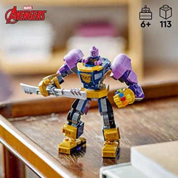 LEGO Marvel Thanos Mech Armor Set for Kids - Fun & Action