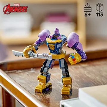 LEGO Marvel Thanos Mech Armor Set for Kids - Fun & Action