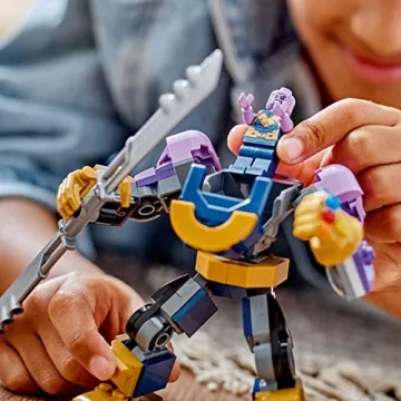 LEGO Marvel Thanos Mech Armor Set for Kids - Fun & Action