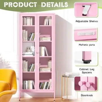 Stylish Oakcloud Glass Display Cabinet for Collectibles