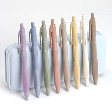 WRITECH 0.5mm Gel Pens - Smooth, No Smudge Writing