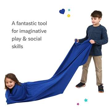 Fun and Function - Crawl & Calm Resistance Tunnel - Sensory Sock for Coordination - Sensory Body Sock for Kids with Special Needs - Sensory Sack/Sensory Tunnel for Kids - Small