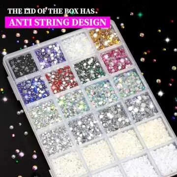 YGDZ Rhinestones Set - 10000 PCS for Nail Art and Crafts