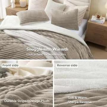 Geniospin Cozy Queen Comforter Set for Winter Warmth