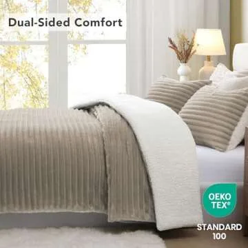 Geniospin Cozy Queen Comforter Set for Winter Warmth