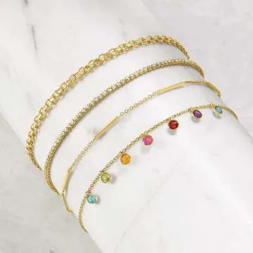 Italian 14kt Gold Bismark-Link Bracelet - RS Pure