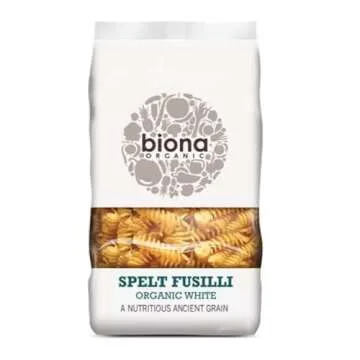 Biona Organic Spelt Pasta White Fusilli 500g Delight