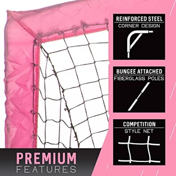 Franklin Portable Soccer Goal - 6’6” x 3’3” - Indoor/Outdoor