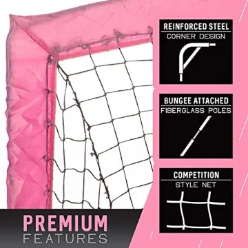 Franklin Portable Soccer Goal - 6’6” x 3’3” - Indoor/Outdoor