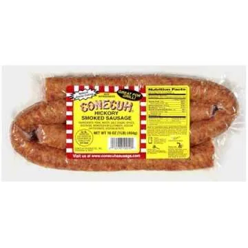 Conecuh Hickory Smoked Sausage - 4 Pack of 16 Oz Culinary Delights
