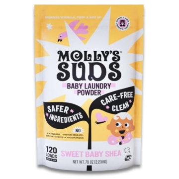 Molly's Suds Baby Laundry Detergent Powder - Natural & Gentle for Baby Clothes