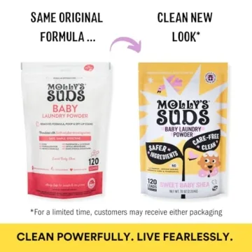 Molly's Suds Baby Laundry Detergent Powder for Delicate Fabrics