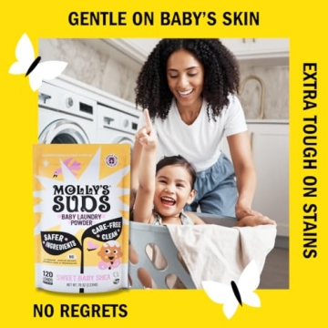 Molly's Suds Baby Laundry Detergent Powder for Delicate Fabrics