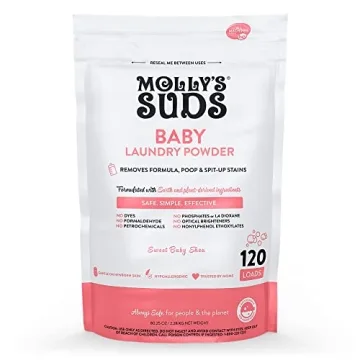 Molly's Suds Baby Laundry Detergent Powder for Delicate Fabrics