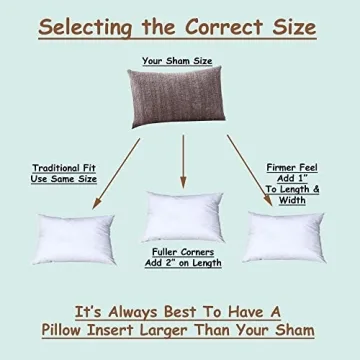 Pillowflex Synthetic Down Pillow Insert Comfortable Support