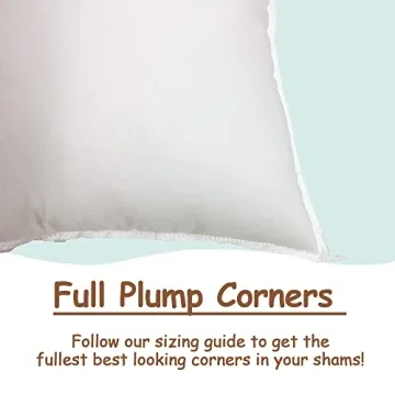 Pillowflex Synthetic Down Pillow Insert Comfortable Support