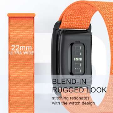 Surundo Nylon Sport Band Compatible with Whoop 4.0 Strap