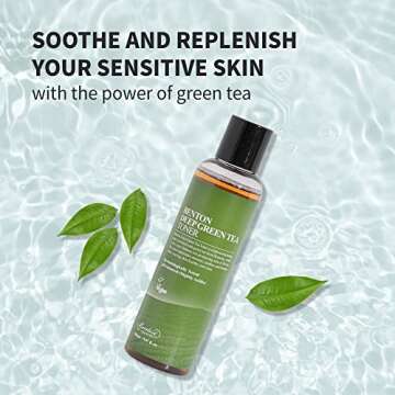 BENTON Deep Green Tea Toner 150ml (5.07 fl.oz) - Green Tea Toner for Face | Toner for Sensitive Skin...