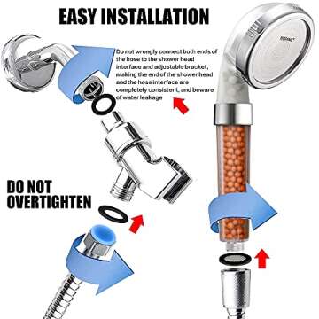 Nosame Mate Shower Head - High Pressure & Eco-Friendly Shower Solution