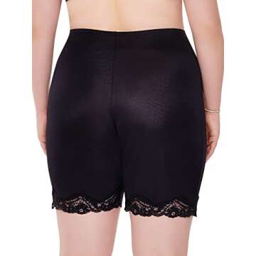 Stylish Ilusion Women's Slip Bloomers with Lace Trim